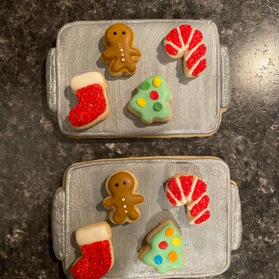 Elf Cookie Sheet Pan and Mini Cookie Cutters 5pc Sec - Etsy
