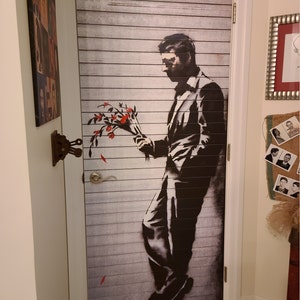 Wall Decal Photo Montage Personalized Photo Collage on Adhesive Vinyl Fridge Sticker Door Wrap Use as Wallpaper