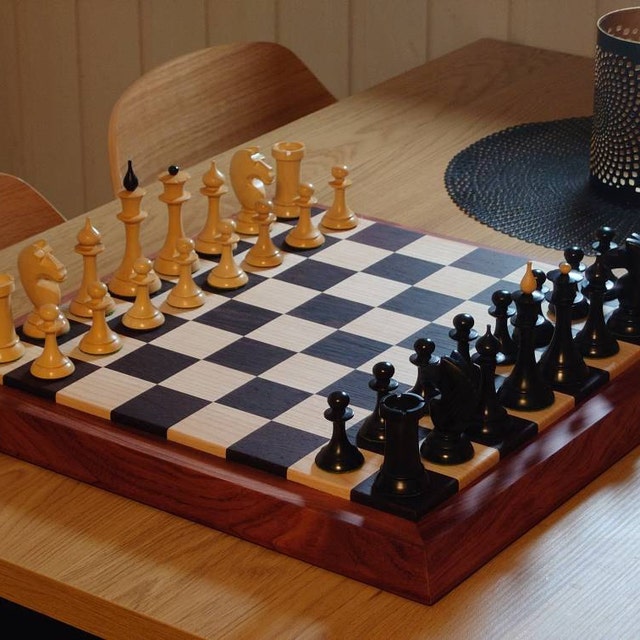 Wooden Chess Board Only Solid Rosewood Wenge Chestnut 