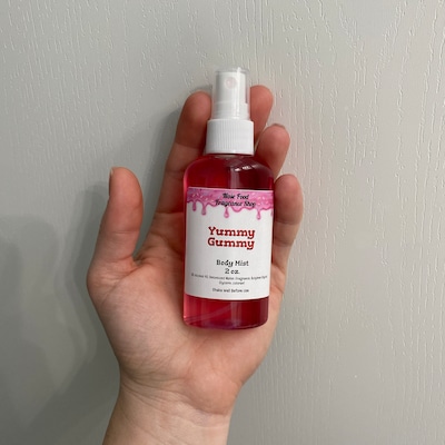 Coconut Vanilla Body Mist, Body Splash, Body Spray, Fragrance Mist ...