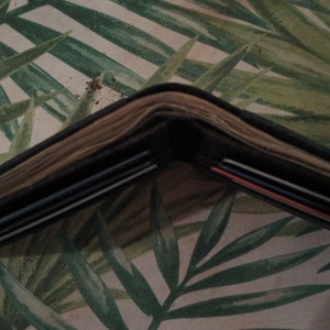 Printed E-canvas Wallet