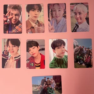 Bts Memories 2021 Blu Ray Photocard - Etsy
