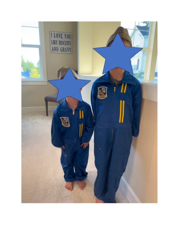 Licensed Blue Angels Youth Flight Suit and Garrison Cap