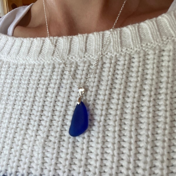 Genuine Sea Glass Necklace 14k Gold Filled, Sea Glass Jewelry, Sea ...
