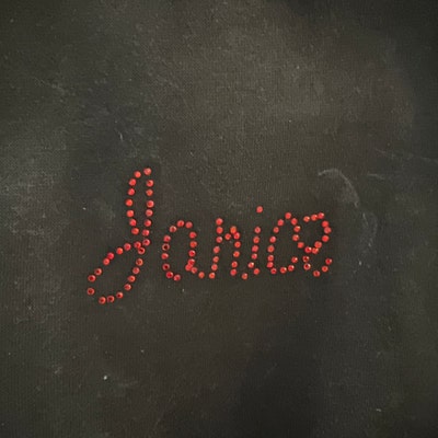 9.8 BINGO Iron on Rhinestone Transfer Applique Bling Patch - Etsy