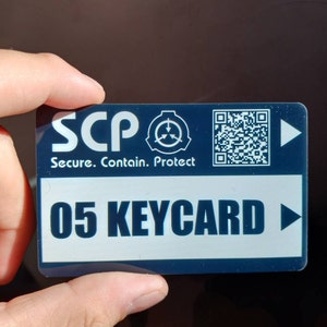 Get Secure Access To The Scp Foundation's Secret Laboratory With Id Cards!  - Temu