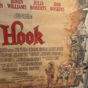 Hook Movie Poster - High Quality Canvas Art Print - Room