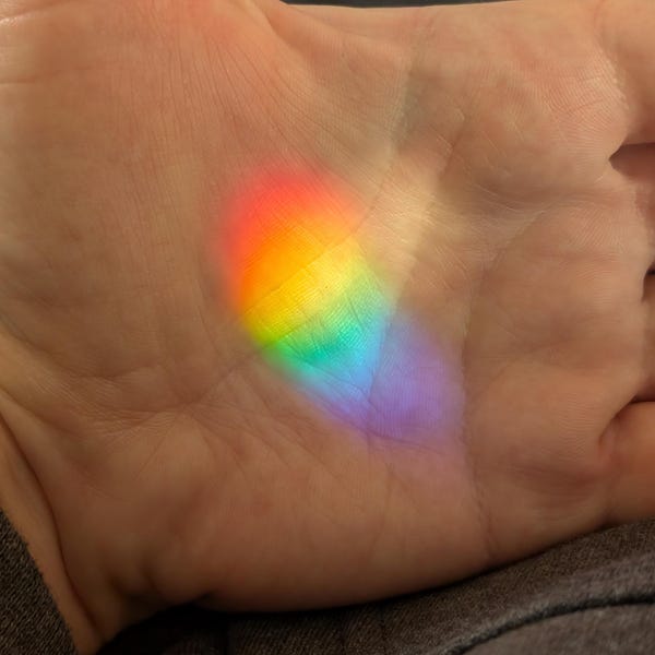 Moon Crystal Suncatcher Rainbow Maker