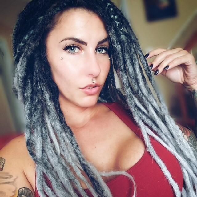Black To Gray Mist Synthetic Dreads Crochet Dreadlocks Full Set Or Single De Double Ended Dreadlock Extensions 65cm