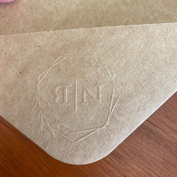 Initials Embosser|custom Personal Embosser|wedding Embosser|from the ...