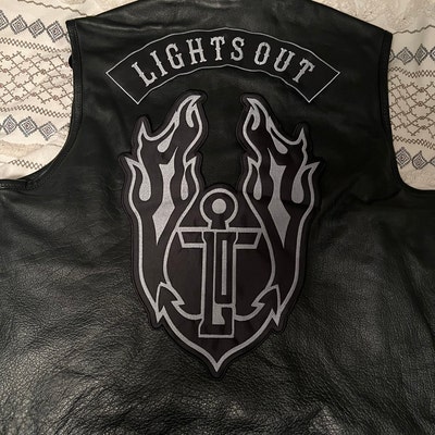 Toppa Patch Vichinga Loki Per Biker - Dimensioni 90x40 Mm, Made In Germany, Per Giacche E Zaini