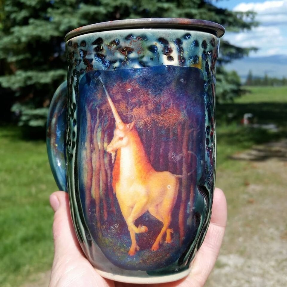 Unicorn decal, unicorn ceramic decal, unicorn, ceramic decal sheet