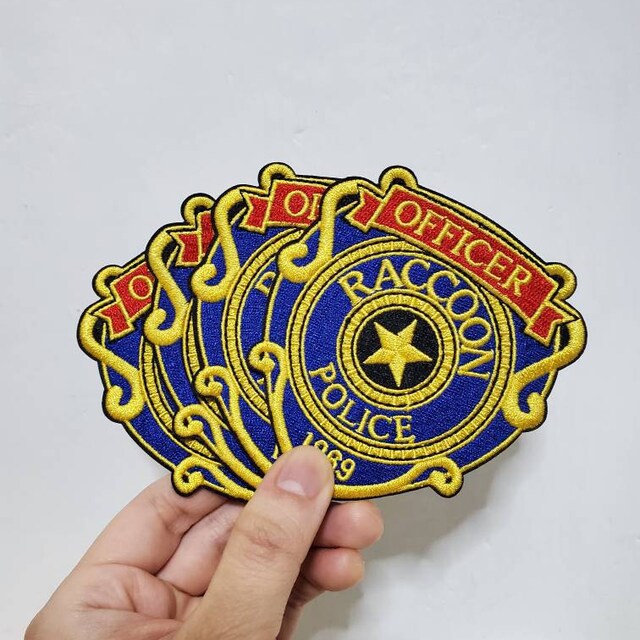 ラクーンシティ R.P.D. 刺繍入りポリスコスチューム アイロンパッチ