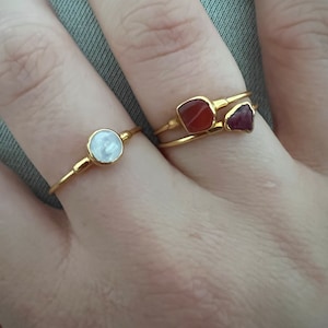 Customer photo from Payton, Raw Australian Opal Ring