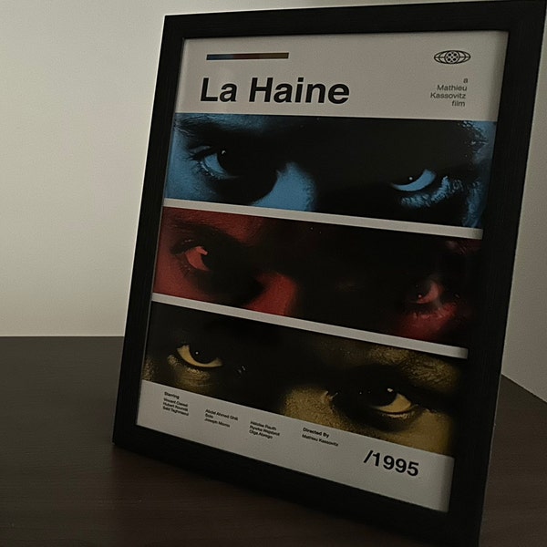 Cadre Photo Film La Haine – Vincent Cassel, Street Art, Tableau Kassovitz