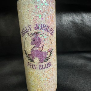 Crescent City inspired glitter tumbler 20oz