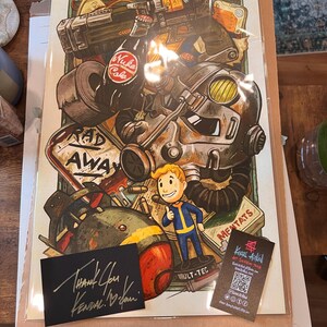 ウェイストランドキャッシュ - 11x17インチ フォールアウト アート