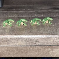 Large MINIATURE AMERICAN BULLFROG Animals Figurines Figures Diorama ...