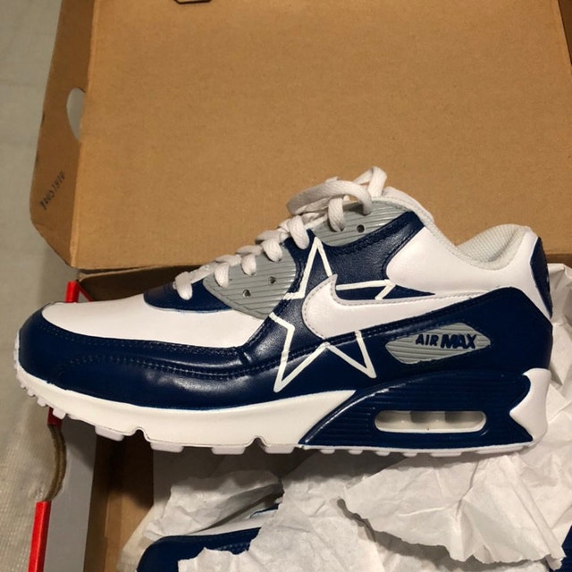 Dallas cowboys nike air max cheap 90 new release custom sneakers