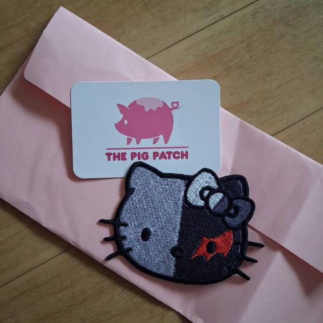 ダンガンロンパ モノクマ＆モノミ アイロン接着刺繍ワッペン - Etsy 日本