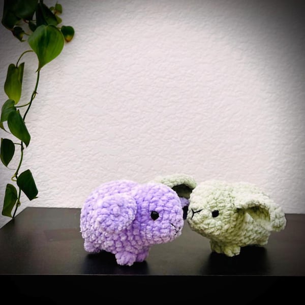 Crochet Pattern DWARF RABBIT / Crochet PATTERN Plush Toy / Amigurumi ...