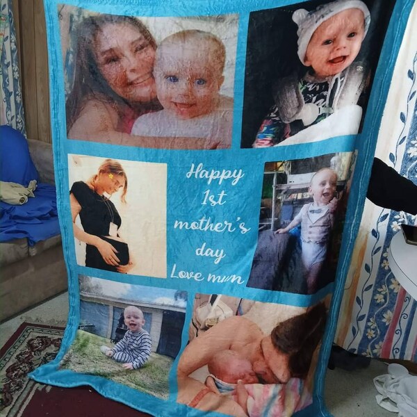 Custom blanket with name custom flannel name blanket name throws