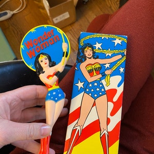 Vintage Wonder Woman Hand Mirror avon Wonder Woman Hand Mirror