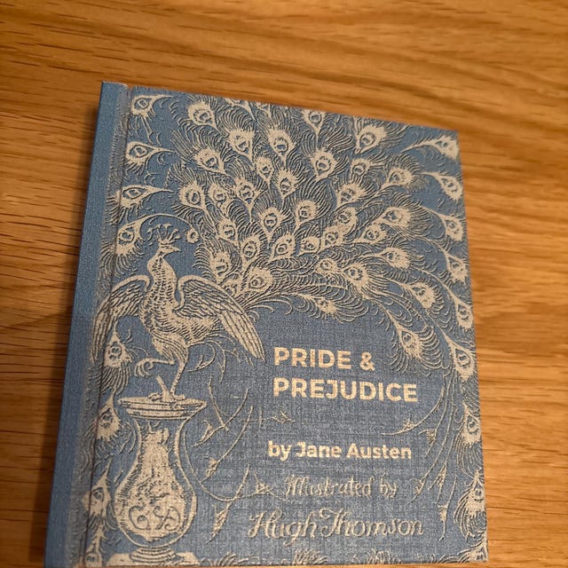 Jane Austen Reclaimed Wood Book Coaster Set - A Book Lovers