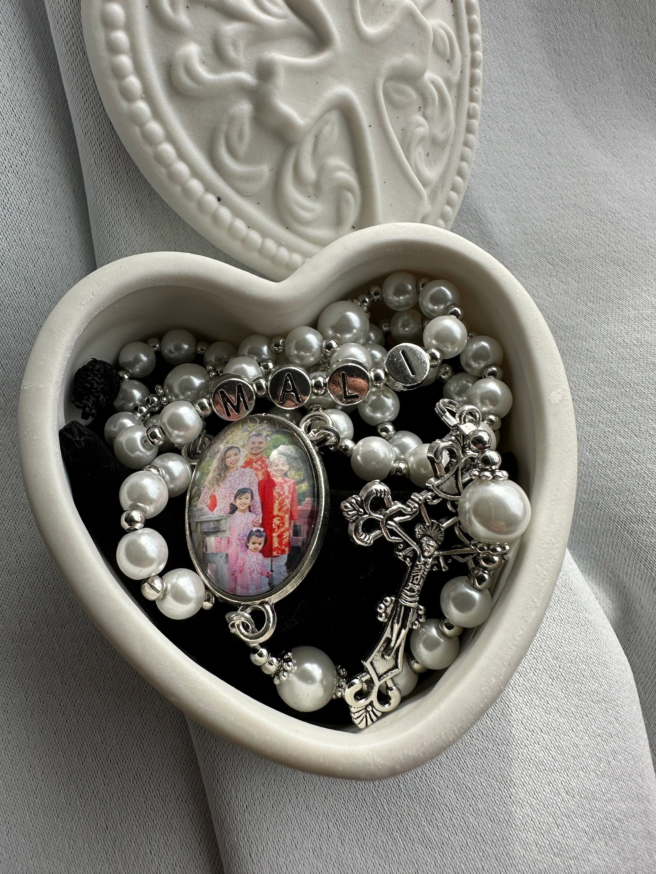 Personalized Rosary | Custom Rosary | Baptism Rosary | First Communion Rosary | Handmade Rosary |  Catholic Rosary