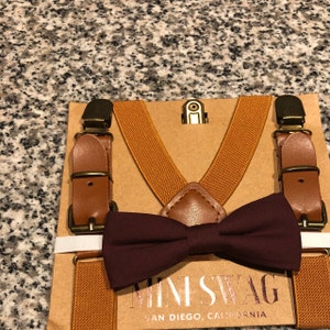 marsala bow tie