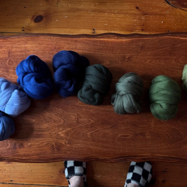 Merino Wool Roving, Wool Roving Bundle, Wool Roving Pack, Fine Merino ...