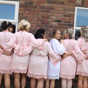 Bridesmaid Robes, Cotton Robes, Wedding Dressing Gown, Bridesmaid Gift ...