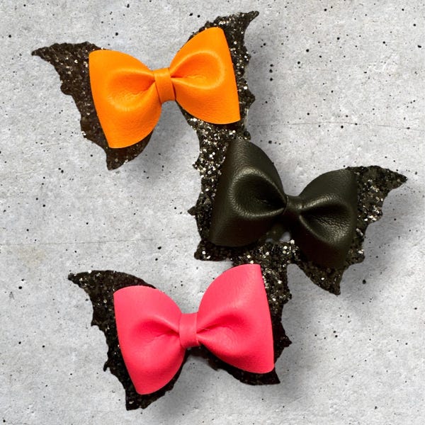 Halloween Bow Template Bat Bow SVG Bestseller Bat Hair Bow SVG