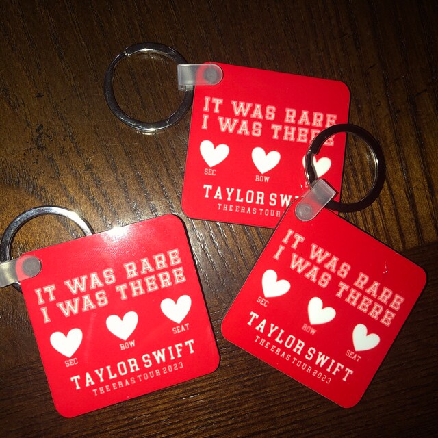 Taylor Swift Lover Heart Keychain Rare Glitter Sparkly ships now