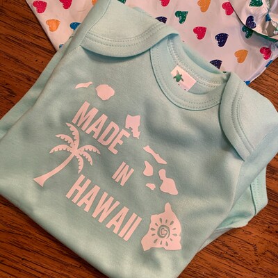 Hawaii Baby Onesie®, Made in Hawaii, Baby Hawaii Outfit, HI Onesie ...