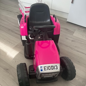 MINI TARGA Personalizzata Con Margherite Rosa Per Bambini - Nome A Scelta