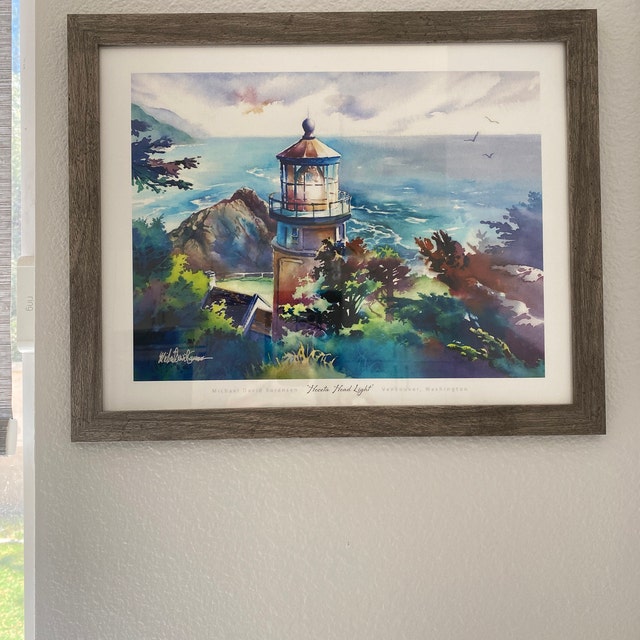 Mount Hood Oregon Watercolor PRINT. Mt. Hood Painting