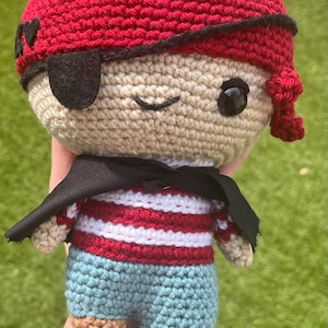 Figurine Capitaine Crochet Hasbro - Rouge Et Noir, Vintage Disney, N7217