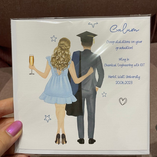 Boyfriend Graduation Card Personalised Handmade Card Congratulations Well  Done, You Did It Graduation Card University Graduation 0033 - Etsy UK