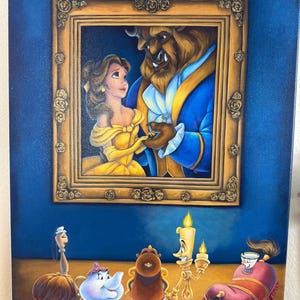 Snow White and the Seven Dwarfs Walt Disney Fine Art Michelle St