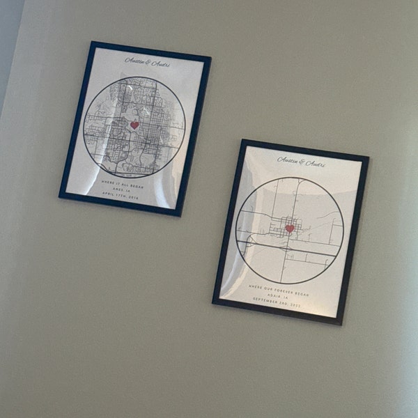 Custom Star Map Print,day You Were Born,night We Met,where It All Began