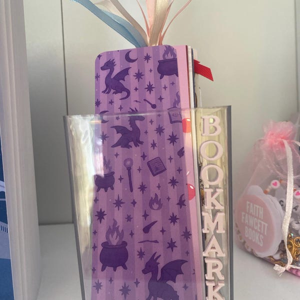 Bookmark Holder Bookmark Pot Bookshelf Decor Reading Gift Book ...