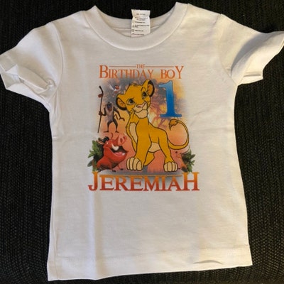 Lion King Birthday Shirt Lion King Custom Shirt Personalized - Etsy