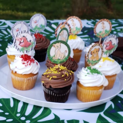 Instant Download Lion King Cupcake Toppers Printable (Download Now) - Etsy
