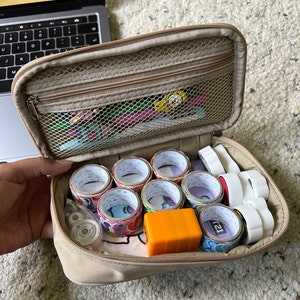 Pocket Daily Multi Pouch 6colors / Cable Pouch / Trip Wallet / Travel  Wallet / Makeup Pouch / Pencil Case / Office, School Supplies 