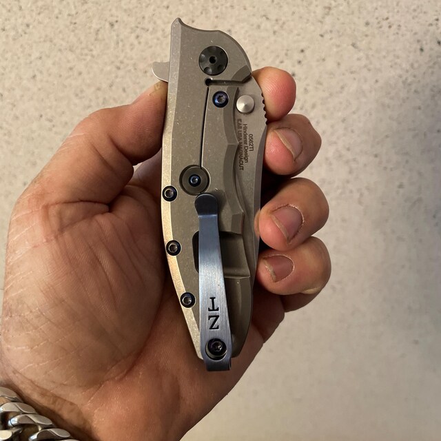 Zero Tolerance ZT0562 Pocket Clip With Initials ZT Cut Through - Etsy
