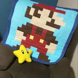 Lil Geek KIRBY Crib Quilt