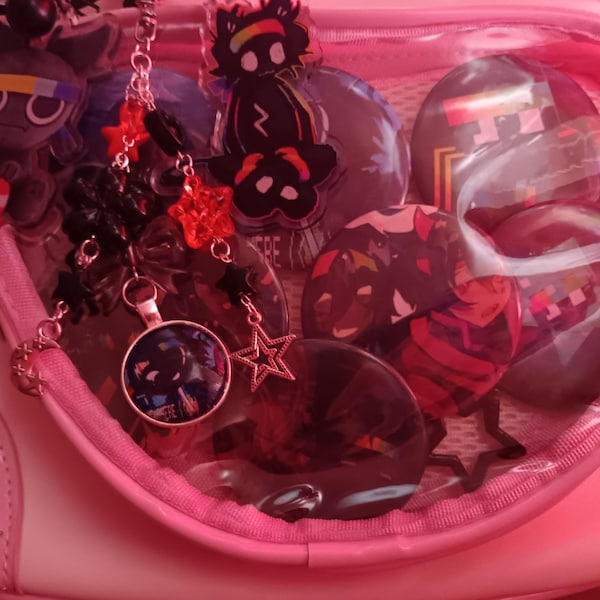 Oc Keychains Custom Handmade Anime/oshikatsu OC Keychain Fandom Bag Charm! - Etsy