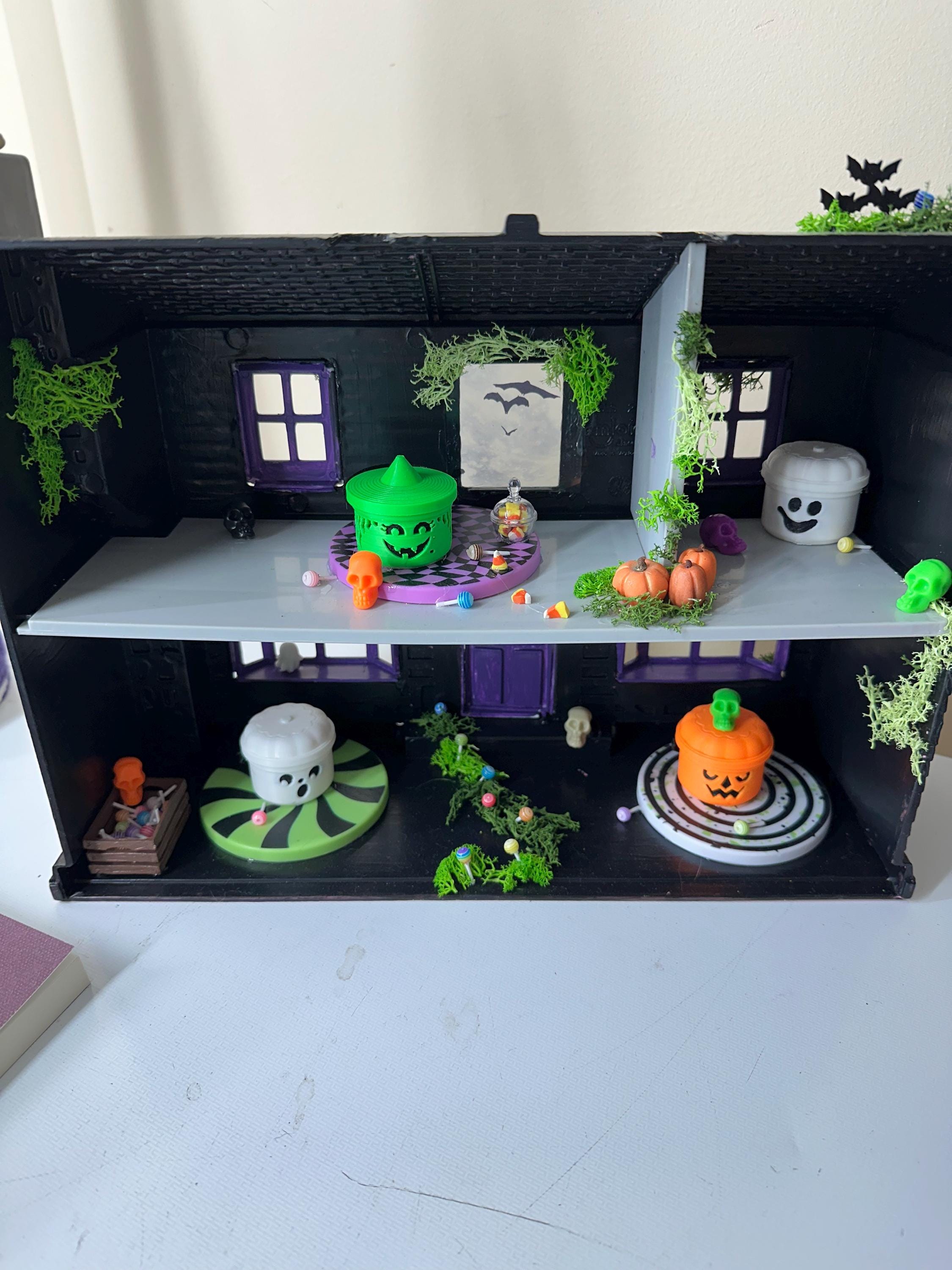 3D printed Inspired Mini McDonald's Halloween Buckets McSpooky Buckets: Witch, Ghost, Goblin, Pumpkin  & Boo - Mini Halloween Fun!