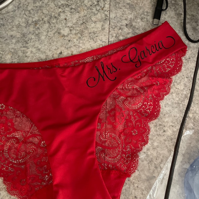 Fashion✗❃Playboy red underwear couple wedding underwear bride